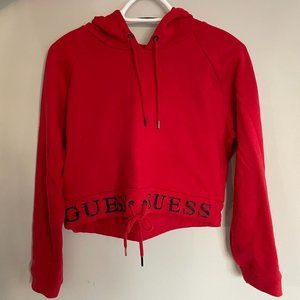Guess crop hoodie